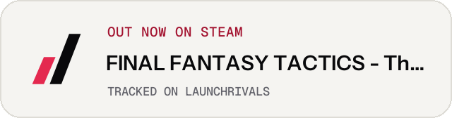 Light launch badge for FINAL FANTASY TACTICS - The Ivalice Chronicles