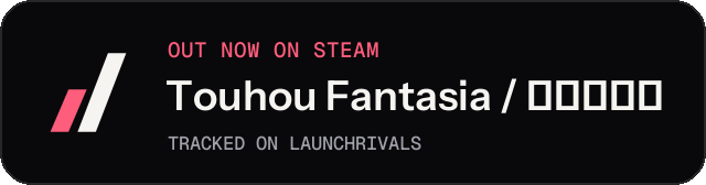 Dark launch badge for Touhou Fantasia / 东方梦想曲