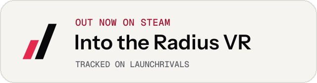 Light launch badge for Into the Radius VR
