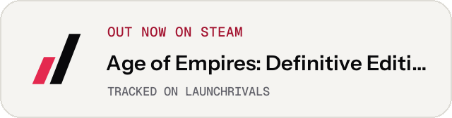 Light launch badge for Age of Empires: Definitive Edition