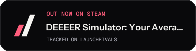 Dark launch badge for DEEEER Simulator: Your Average Everyday Deer Game
