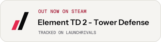Light launch badge for Element TD 2 - Tower Defense
