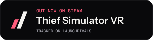 Dark launch badge for Thief Simulator VR