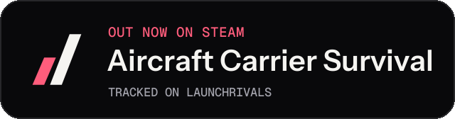 Dark launch badge for Aircraft Carrier Survival