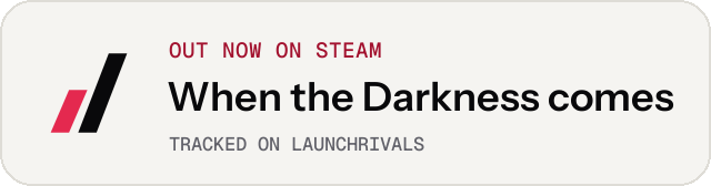 Light launch badge for When the Darkness comes
