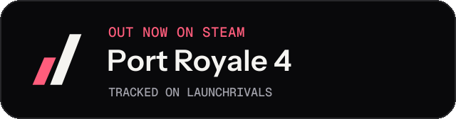 Dark launch badge for Port Royale 4