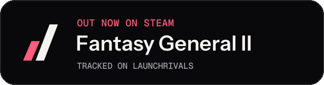 Dark launch badge for Fantasy General II