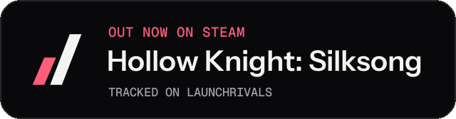 Dark launch badge for Hollow Knight: Silksong