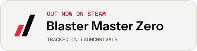 Light launch badge for Blaster Master Zero