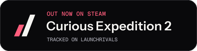 Dark launch badge for Curious Expedition 2