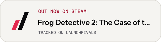 Light launch badge for Frog Detective 2: The Case of the Invisible Wizard