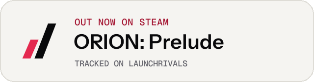 Light launch badge for ORION: Prelude