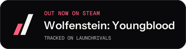Dark launch badge for Wolfenstein: Youngblood
