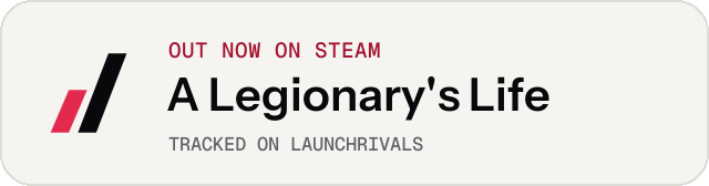 Light launch badge for A Legionary's Life