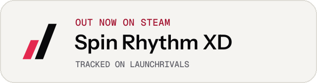 Light launch badge for Spin Rhythm XD