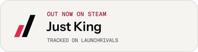 Light launch badge for Just King