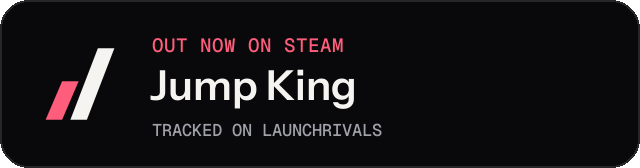 Dark launch badge for Jump King