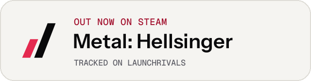 Light launch badge for Metal: Hellsinger