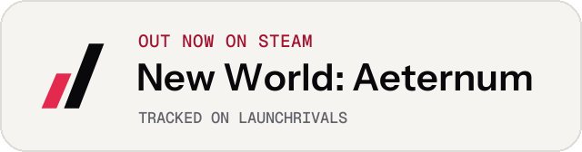 Light launch badge for New World: Aeternum