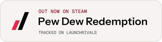 Light launch badge for Pew Dew Redemption