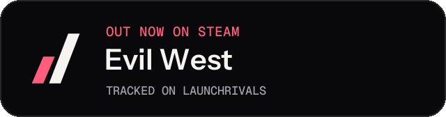 Dark launch badge for Evil West