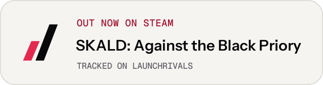 Light launch badge for SKALD: Against the Black Priory