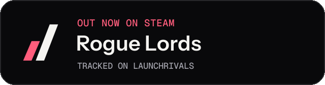 Dark launch badge for Rogue Lords