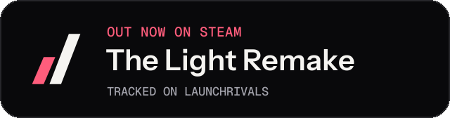 Dark launch badge for The Light Remake