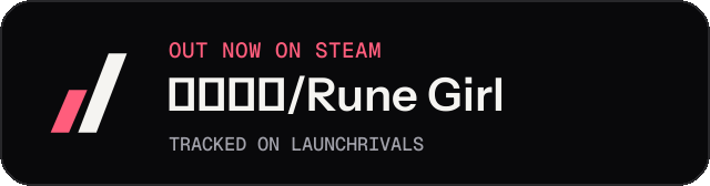 Dark launch badge for 符文女孩/Rune Girl