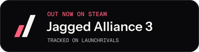Dark launch badge for Jagged Alliance 3