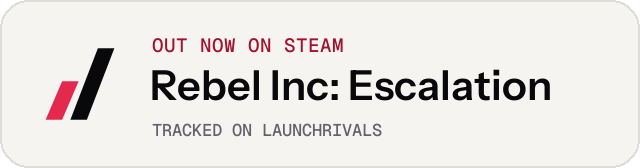Light launch badge for Rebel Inc: Escalation