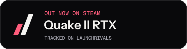 Dark launch badge for Quake II RTX