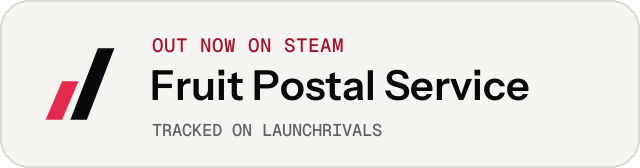 Light launch badge for Fruit Postal Service