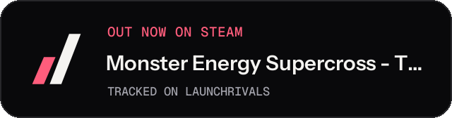 Dark launch badge for Monster Energy Supercross - The Official Videogame 3