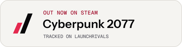 Light launch badge for Cyberpunk 2077