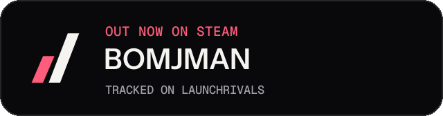 Dark launch badge for BOMJMAN