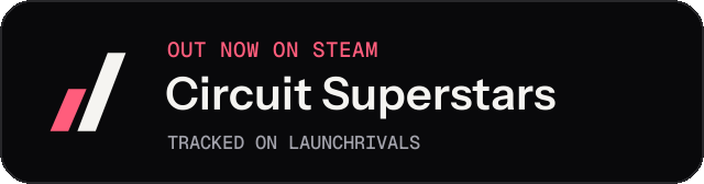 Dark launch badge for Circuit Superstars
