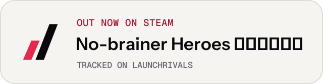 Light launch badge for No-brainer Heroes 挂机吧！勇者