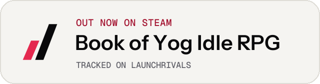 Light launch badge for Book of Yog Idle RPG