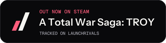 Dark launch badge for A Total War Saga: TROY