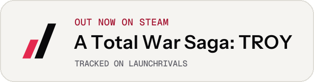 Light launch badge for A Total War Saga: TROY