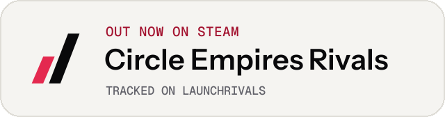 Light launch badge for Circle Empires Rivals
