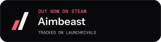 Dark launch badge for Aimbeast