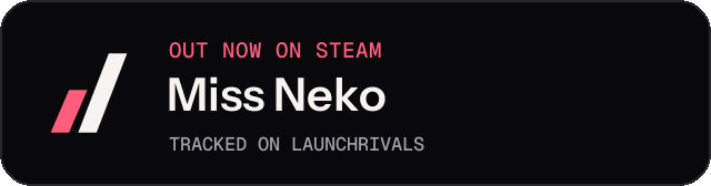 Dark launch badge for Miss Neko