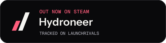 Dark launch badge for Hydroneer