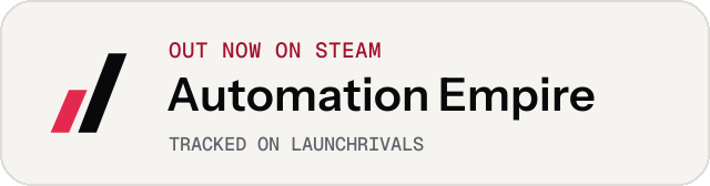 Light launch badge for Automation Empire