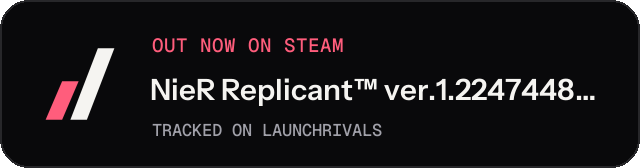Dark launch badge for NieR Replicant™ ver.1.22474487139...