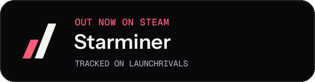 Dark launch badge for Starminer
