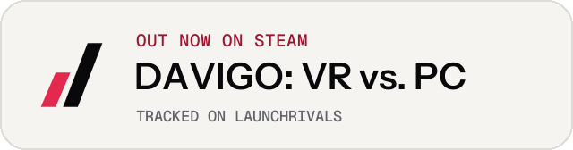Light launch badge for DAVIGO: VR vs. PC