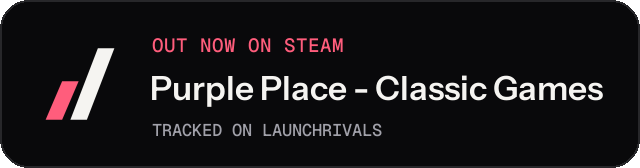 Dark launch badge for Purple Place - Classic Games